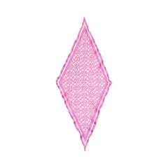Coach Signature Silk Diamond Scarf Fuschia