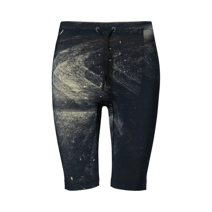 On Race Tights Half Black Limelight