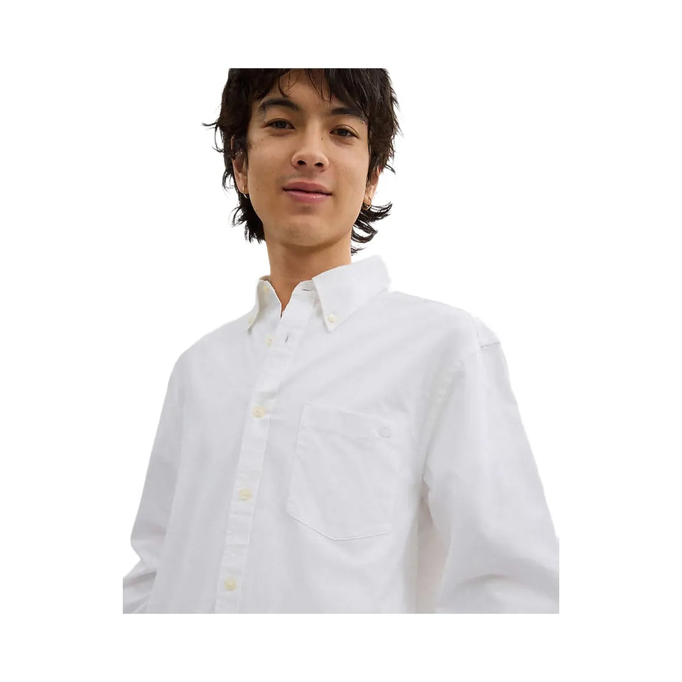 Coach Long Sleeve Button Down Shirt White
