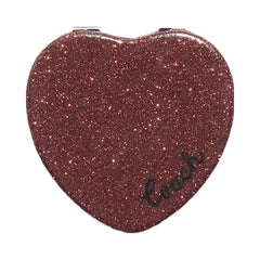 Coach Glitter Heart Compact Gold-Wine Multi