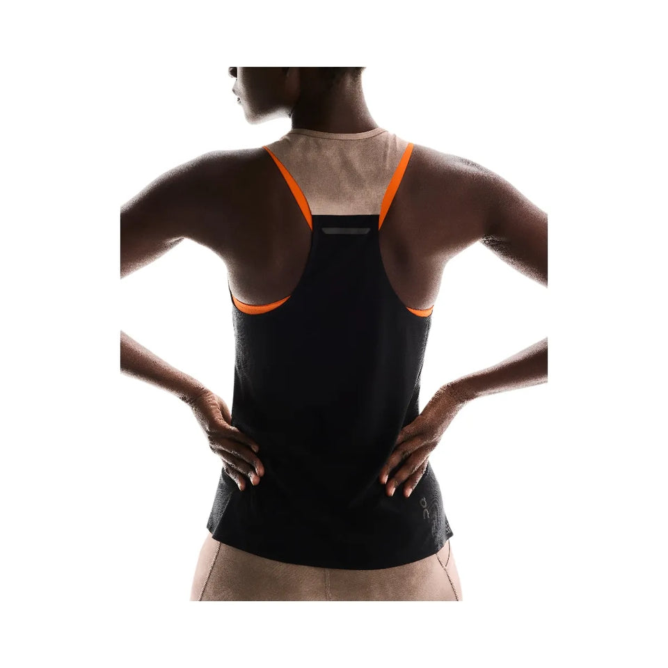 On Performance Tank Aop Cinder Black
