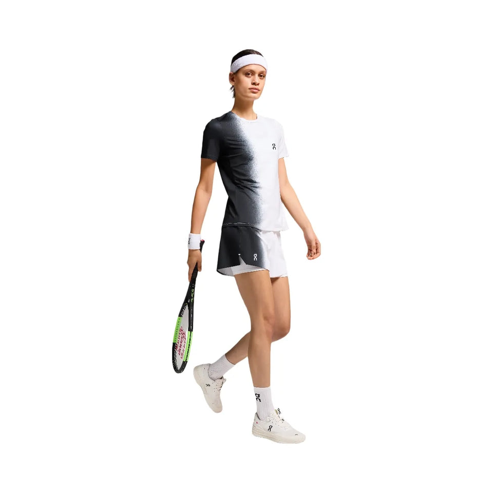 On Court Shorts Black White