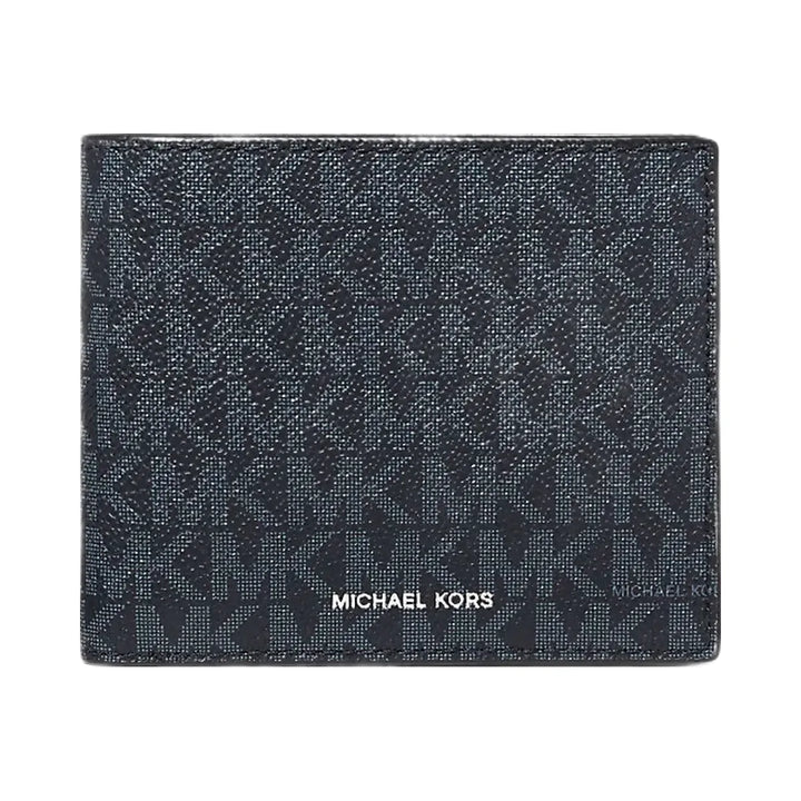 Michael Kors Cooper Logo Billfold Wallet With Coin Pouch Admrl-Plblue