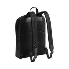 Coach Owen Backpack In Signature Canvas Signature Canvas-Gunmetal-Charcoal-Black