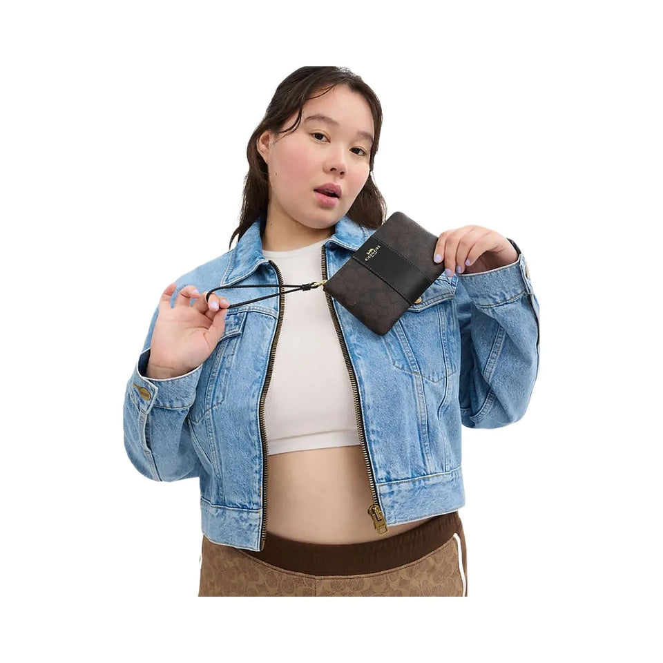 Coach Leather Varsity Jacket Black