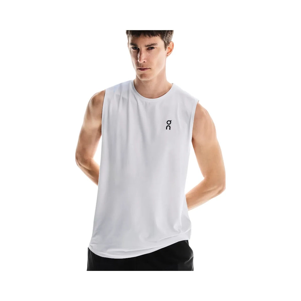 On Court Tank All White