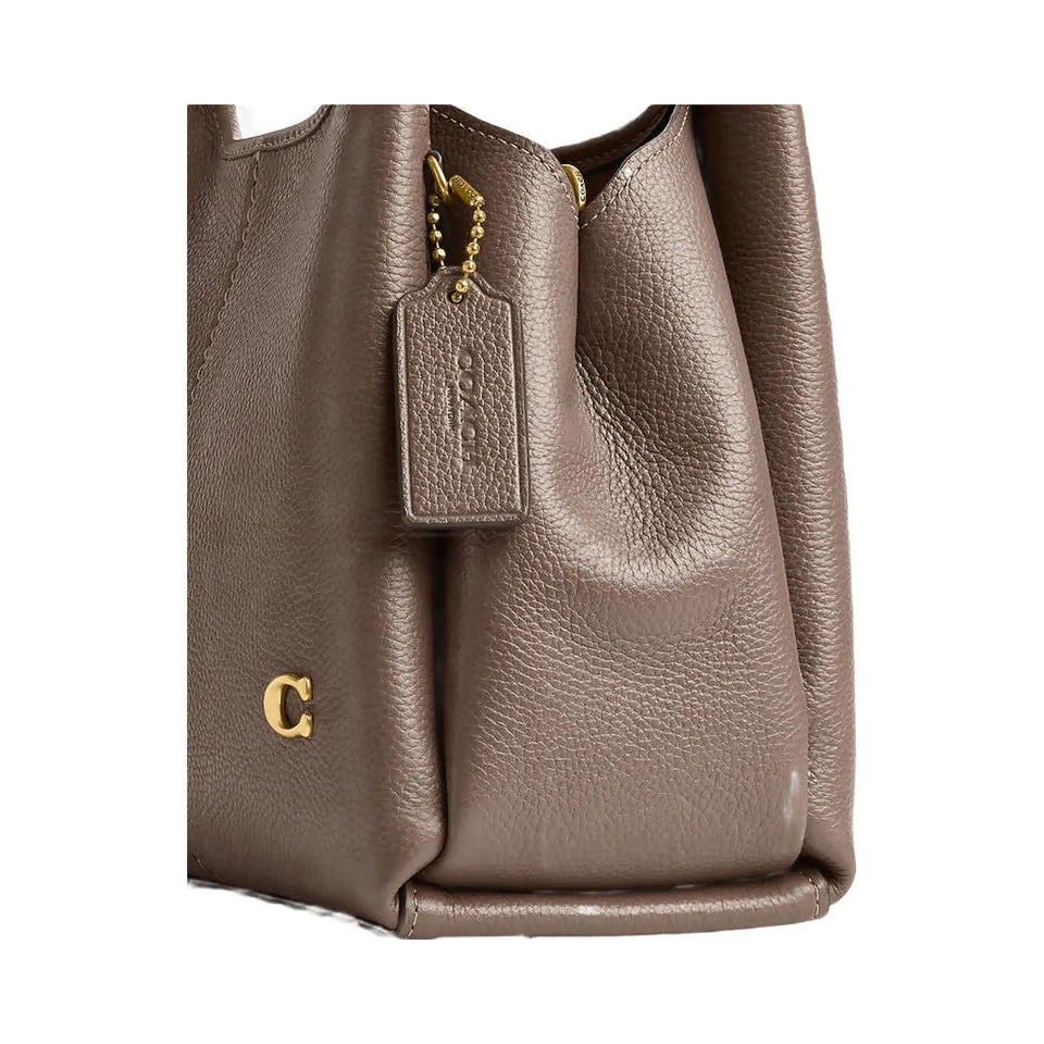 Coach Lana Shoulder Bag 23 Brass-Dark Stone
