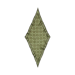 Coach Signature Silk Diamond Scarf Silk-Olive