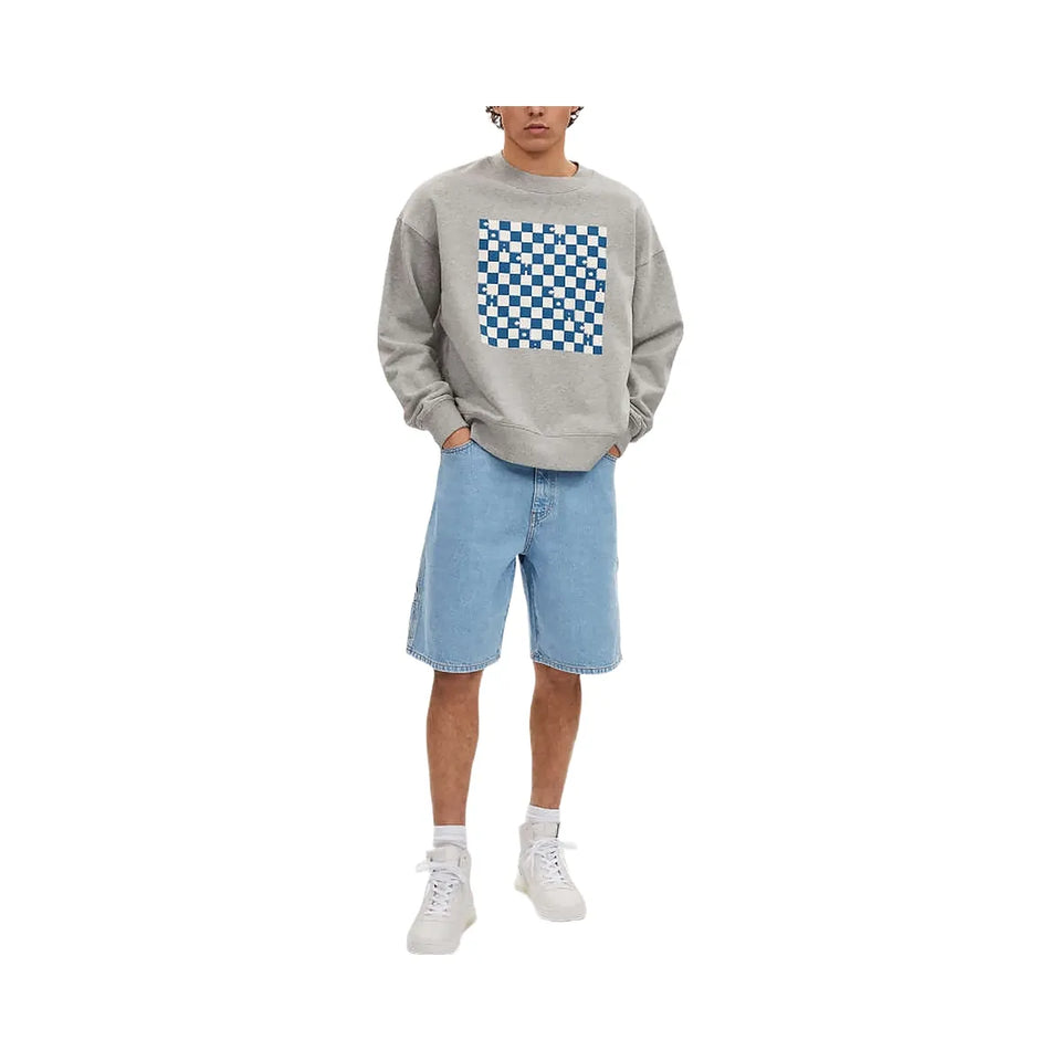 Coach Signature Denim Shorts Light Wash