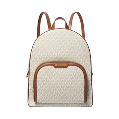 Michael Kors Jaycee Large Logo Backpack Vanilla