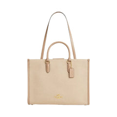 Coach Maggie Tote Bag In Colorblock Im-Dark Natural Multi