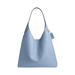 Coach Brooklyn Shoulder Bag 39 Smooth Leather-Brass-Bluebell