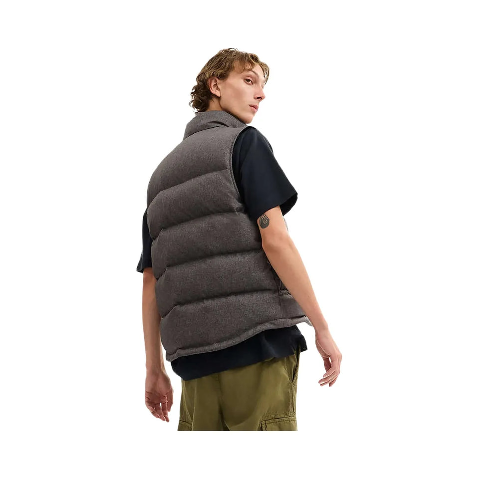 Coach Solid Down Vest Dark Heather Grey