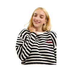 Coach Coach Striped Sweater Black-Cream