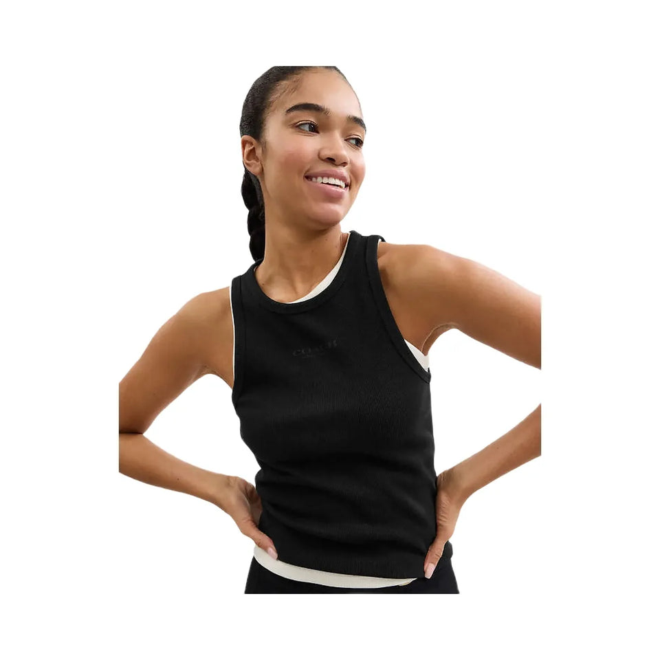 Coach Tank Top Black