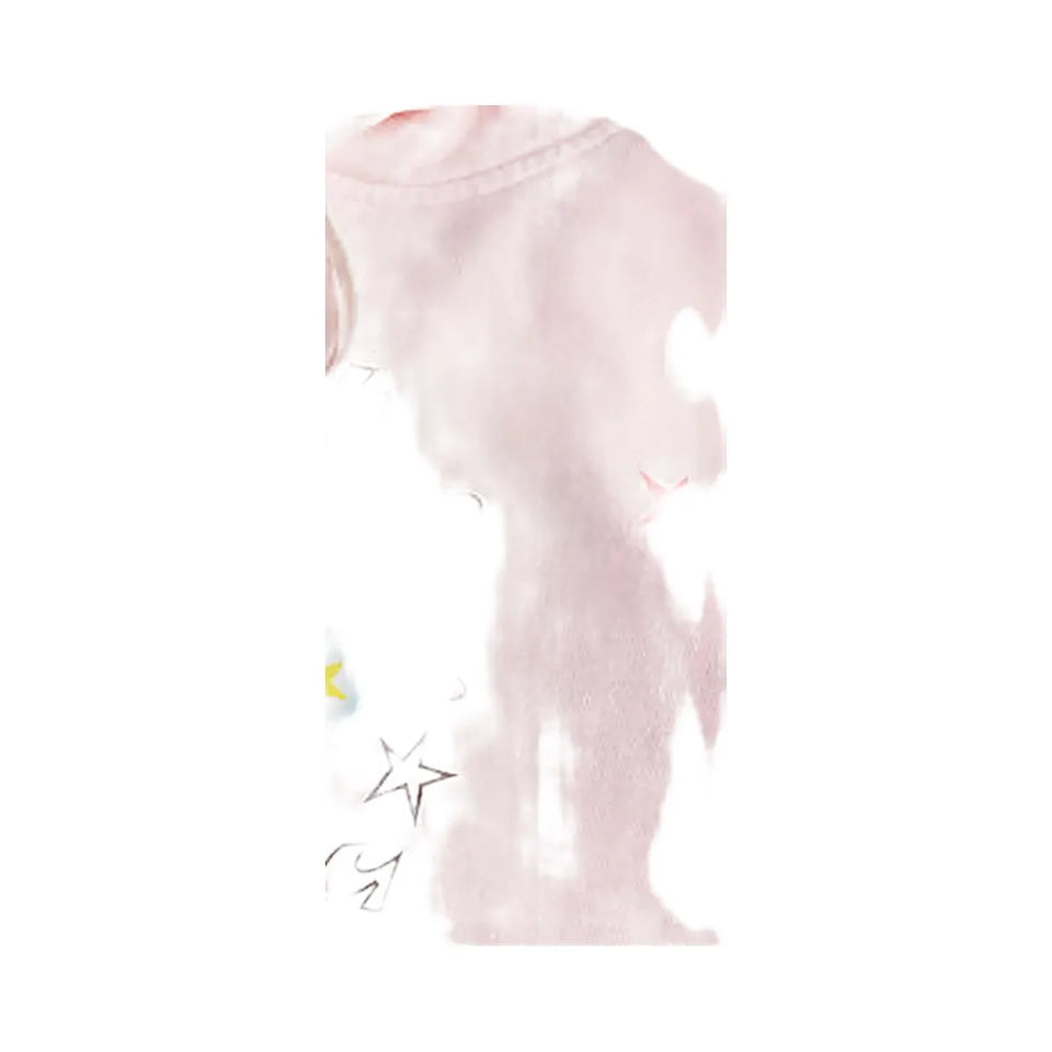 Coach Hoodie With Floated Here To See You Print Light Pink Multi