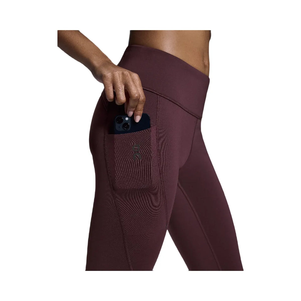 On Performance Tights 7/8 Mulberry