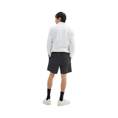 Coach Signature Swim Trunks In Recycled Polyester Charcoal Signature