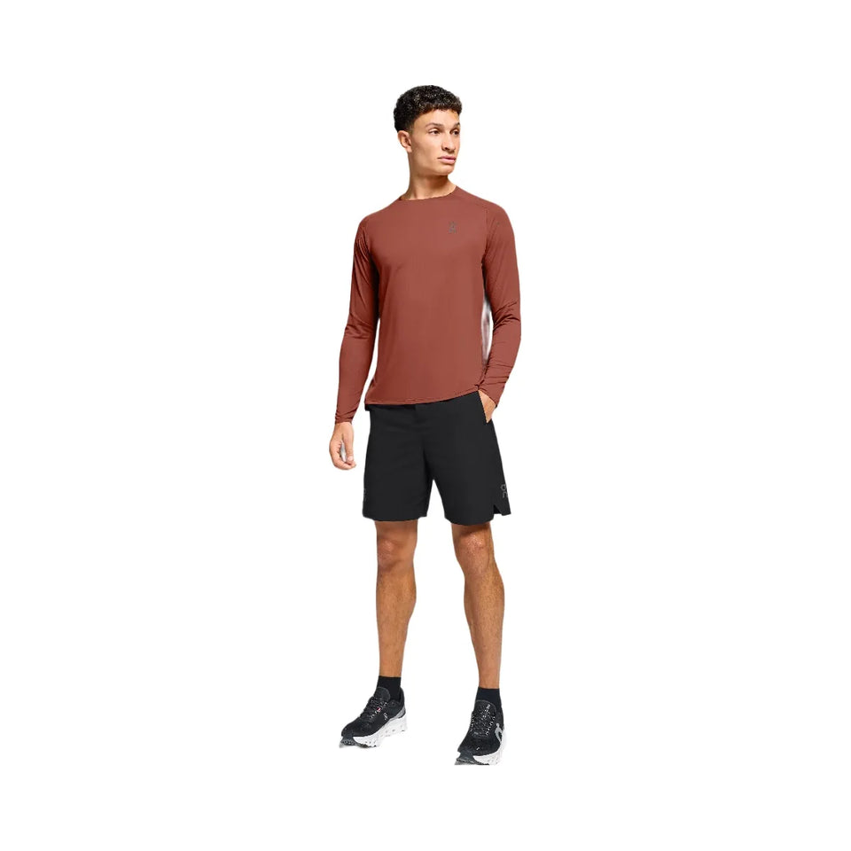 On Performance Hybrid Shorts Black