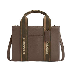 Coach Smith Tote Bag 24 Pebbled Leather-Gold-Dark Stone