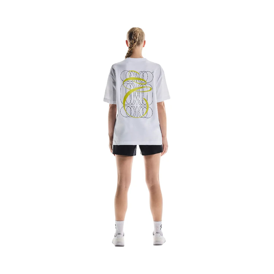 On Club-T Graphic White Lime