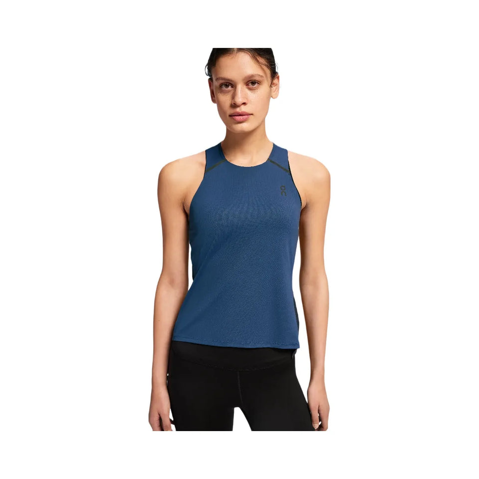 On Performance Tank Denim Navy