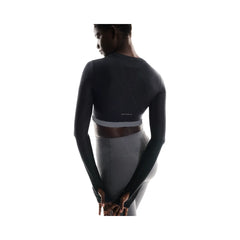 On Train Long Sleeve Crop Black