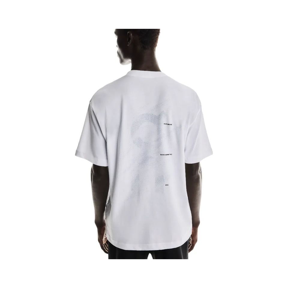 On Club T Graphic White Blue