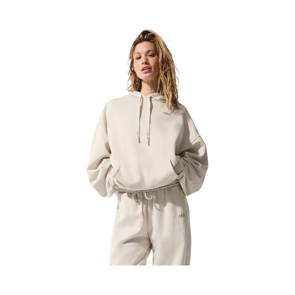 Alo Women's Accolade Hoodie - Bone