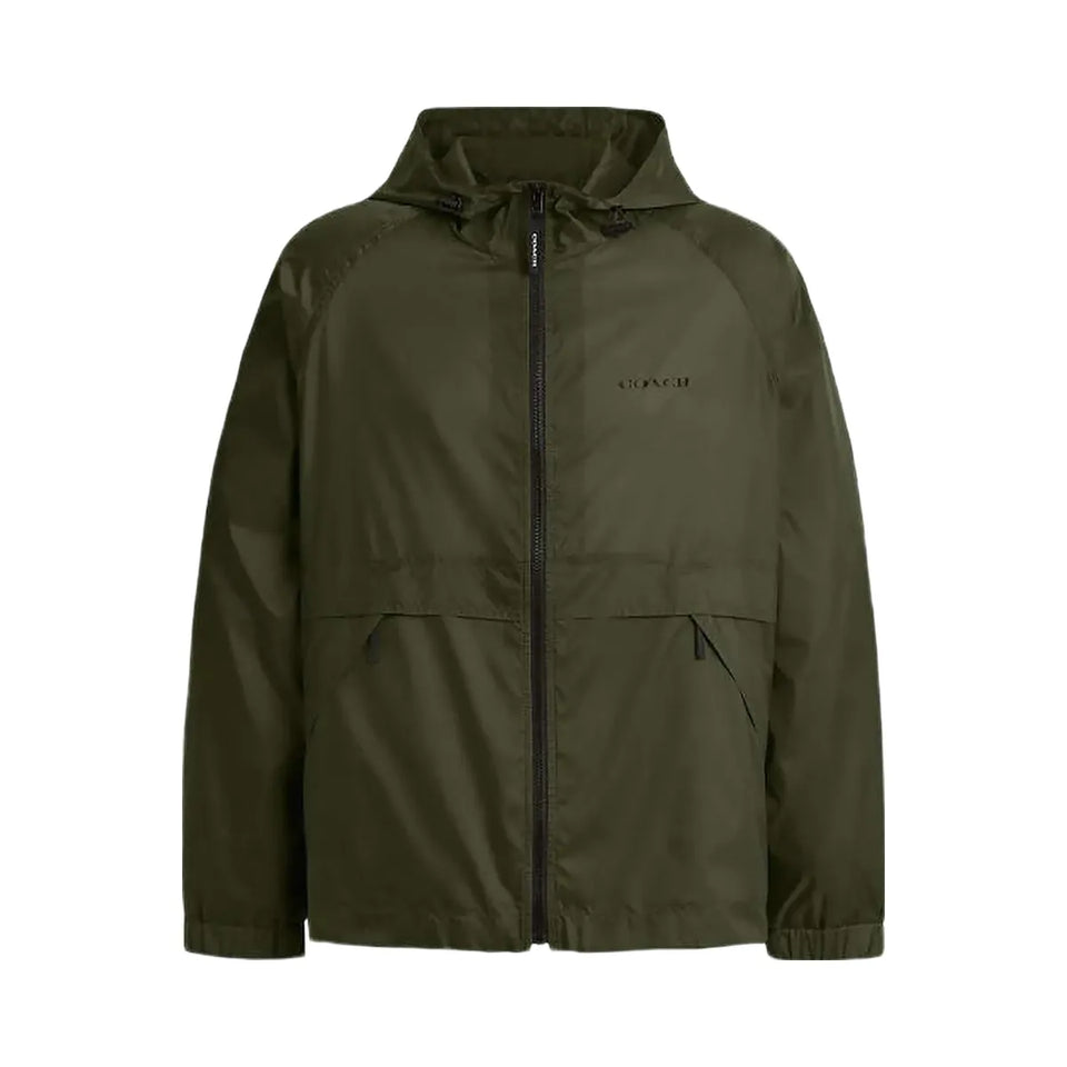 Coach Lightweight Windbreaker Military Green