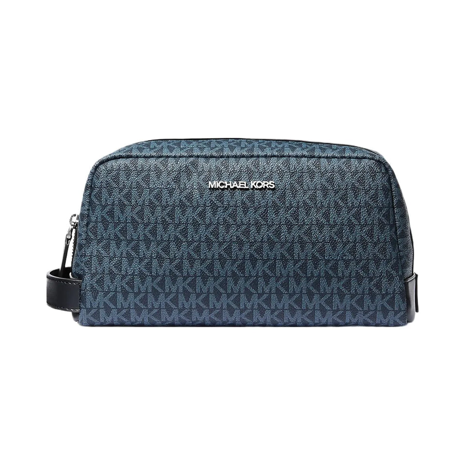 Michael Kors Signature Logo Travel Kit Admrl-Plblue