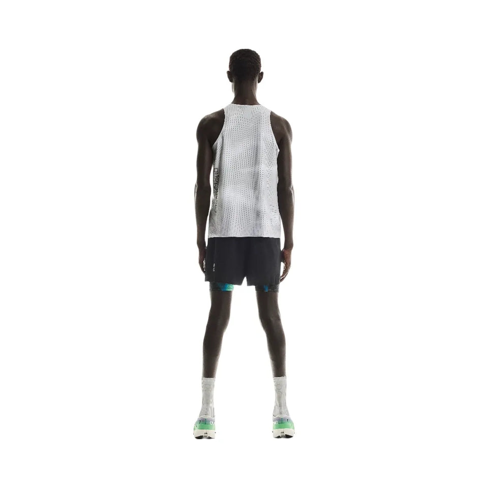 On Pace Tank Glacier White