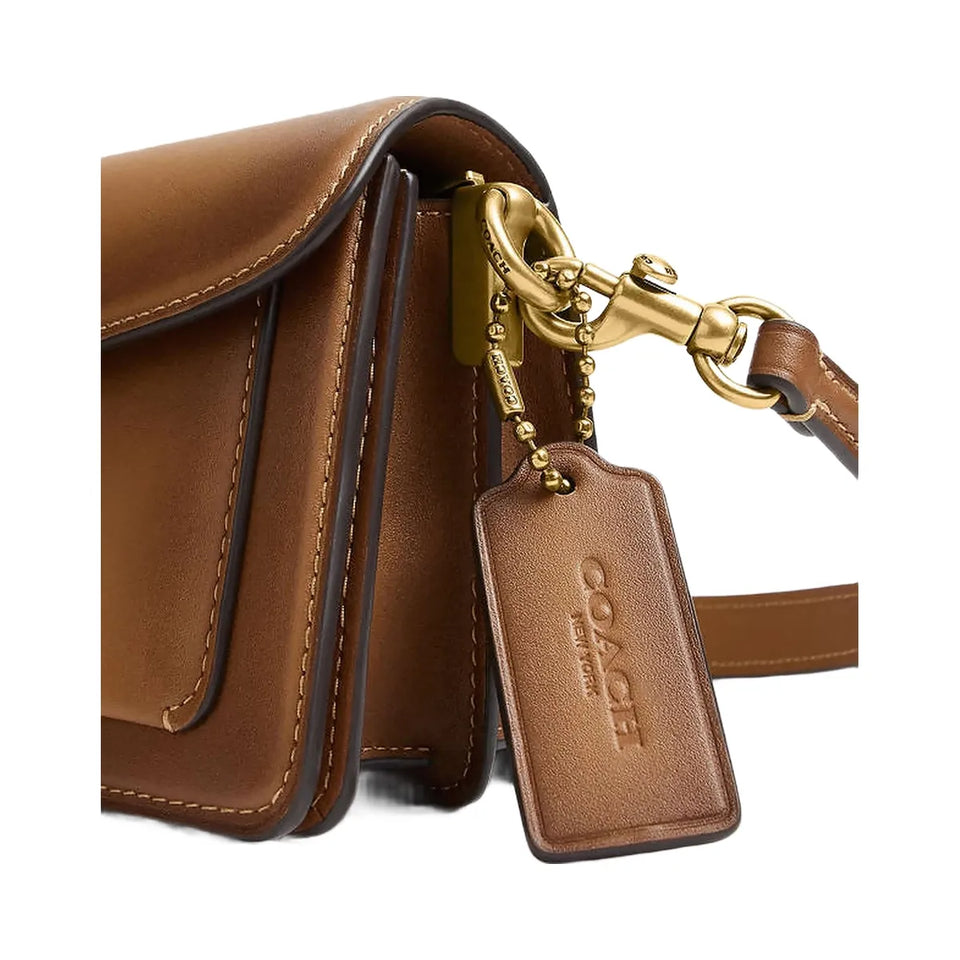Coach Tabby Shoulder Bag 20 Glovetan Leather-Brass-Honey Brown