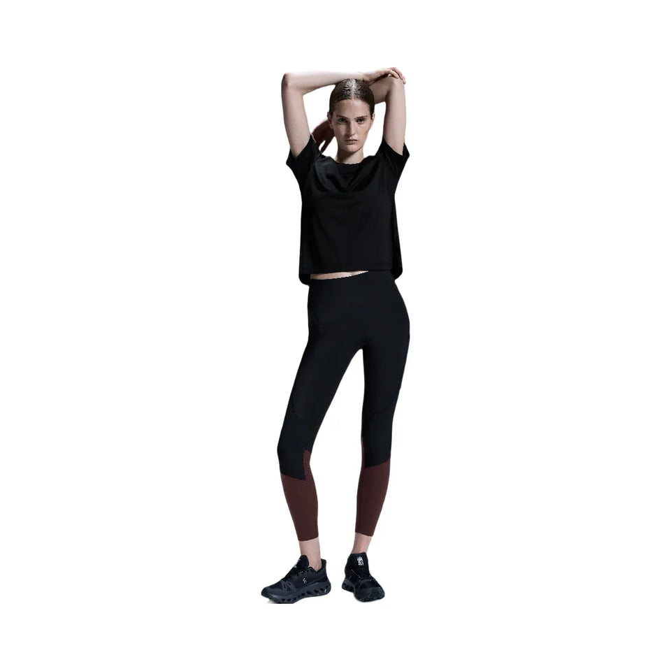On Trek Tight Black Mulberry