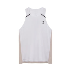 On Performance Tank White Silver