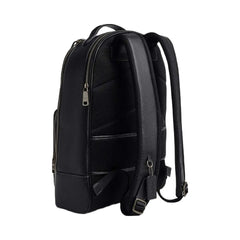 Coach Ethan Backpack In Signature Leather Pebbled Leather-Gunmetal-Black