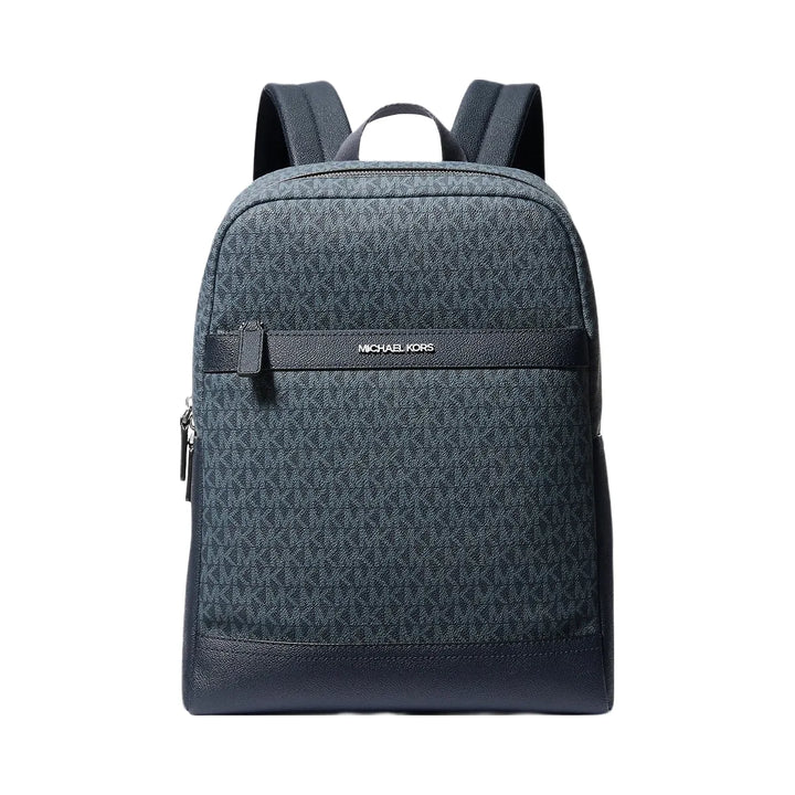 Michael Kors Cooper Medium Signature Logo Backpack Admrl-Plblue