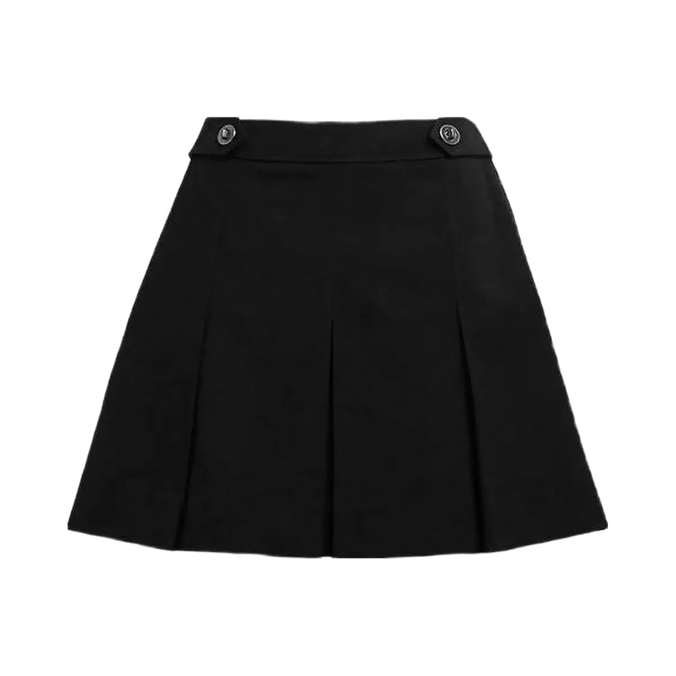 Coach Mini Skirt With Turnlocks Black