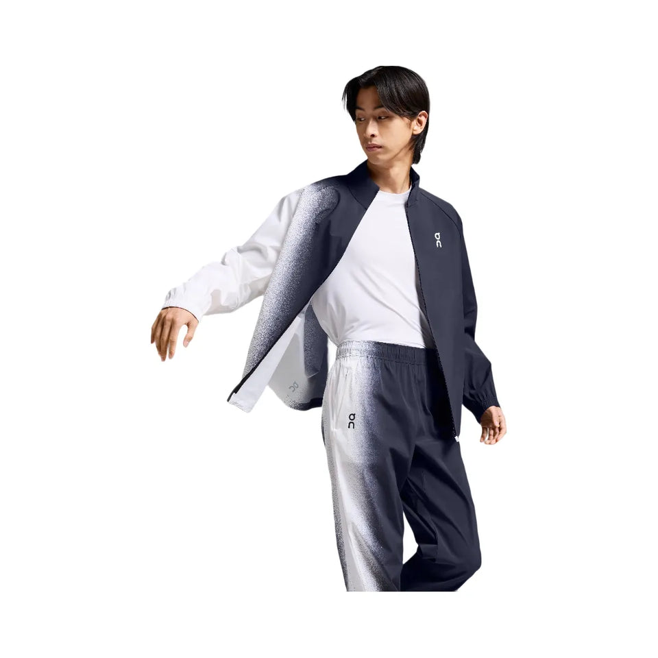 On Court Track Jacket Black White