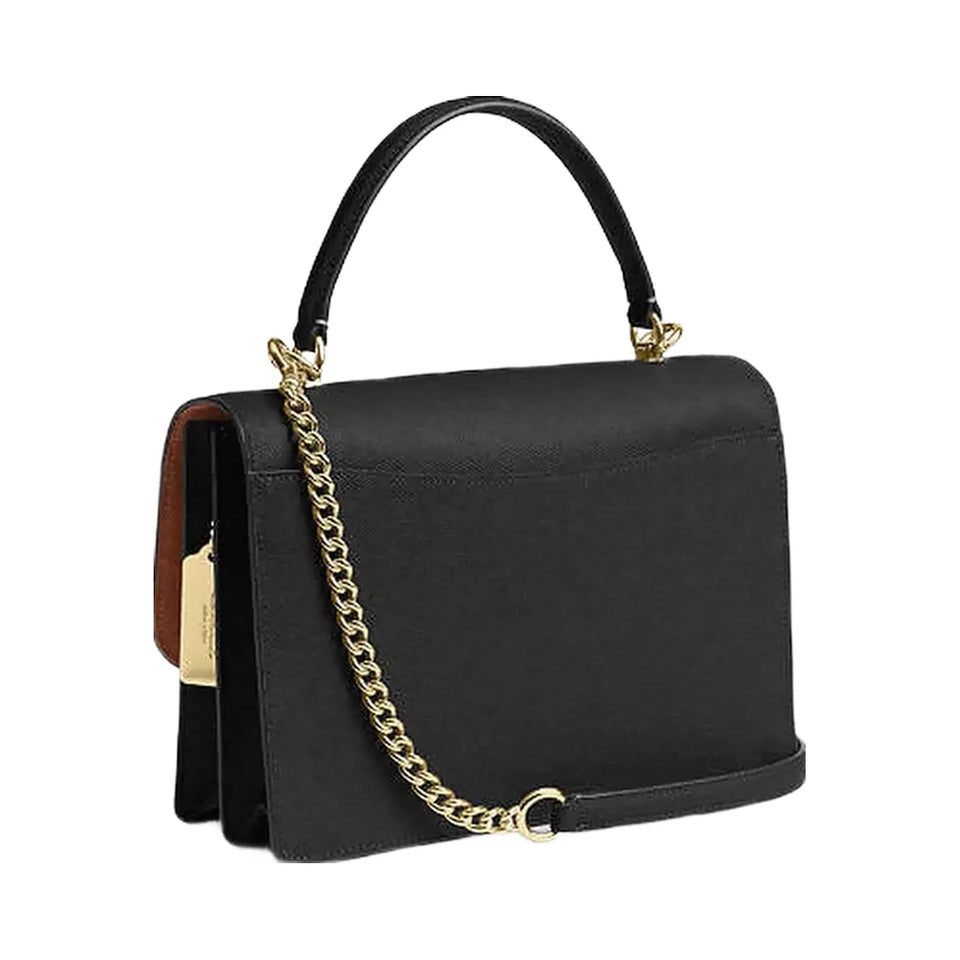 Coach Klare Top Handle Bag Gold-Black