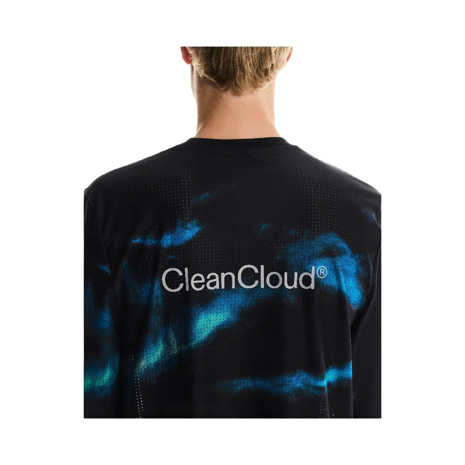 On Pace Mesh Long-T Black Horizon