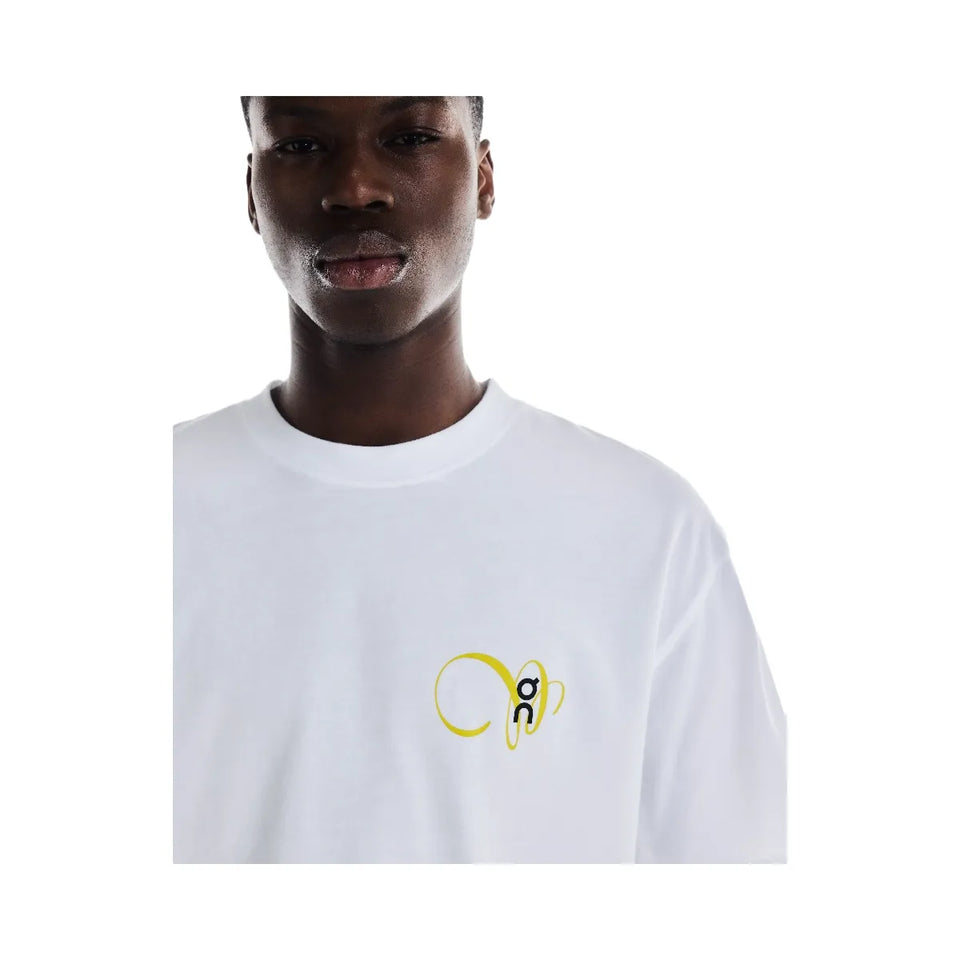 On Club-T Graphic White Lime