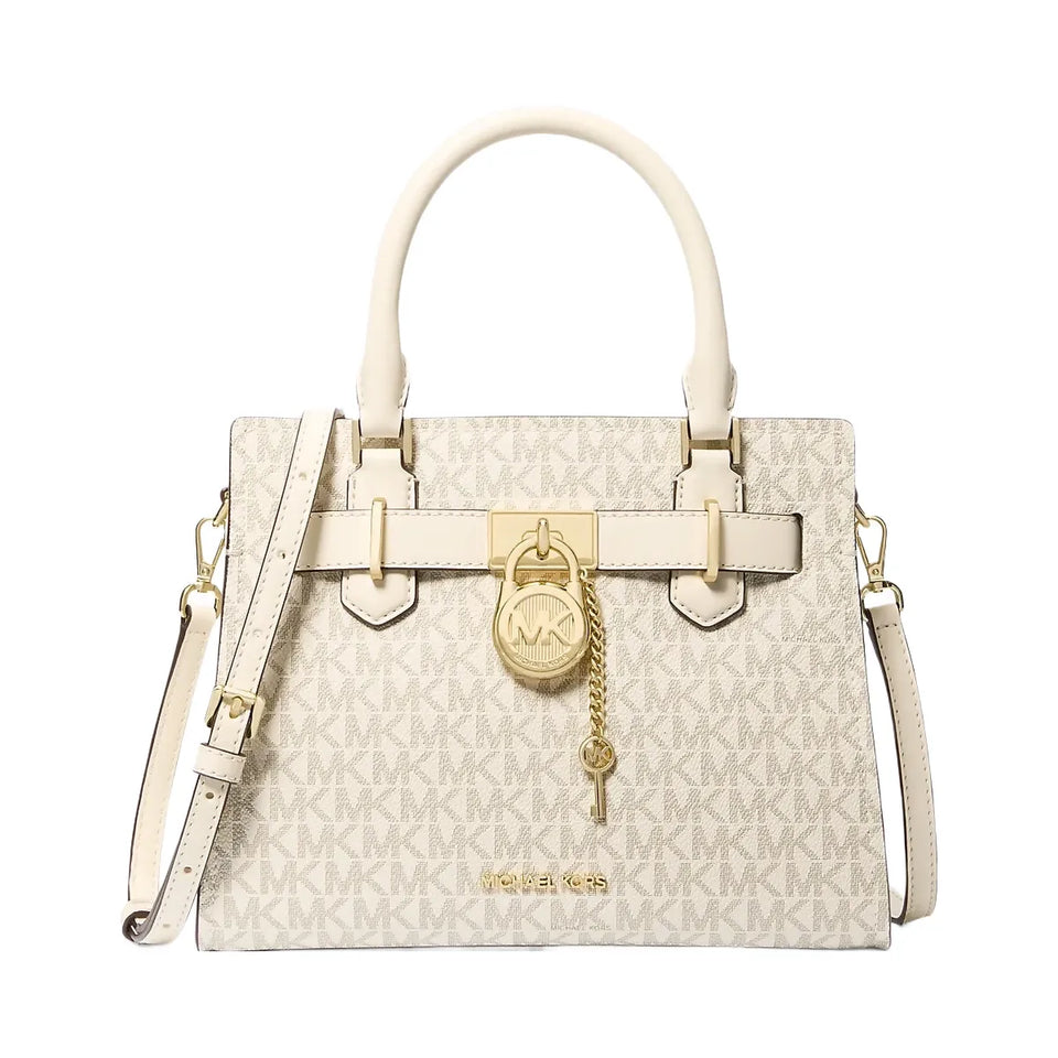 Michael Kors Hamilton Small Logo Satchel Lt Crm Multi