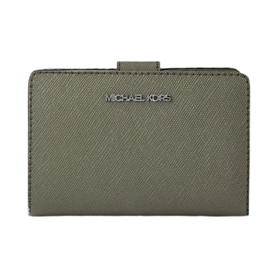 Michael Kors Medium Saffiano Leather Wallet Olive