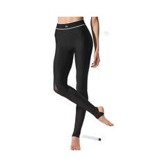 Alo Women's Airlift Mesh High-Waist Darling Stirrup Legging - Black