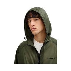 Coach Lightweight Windbreaker Military Green