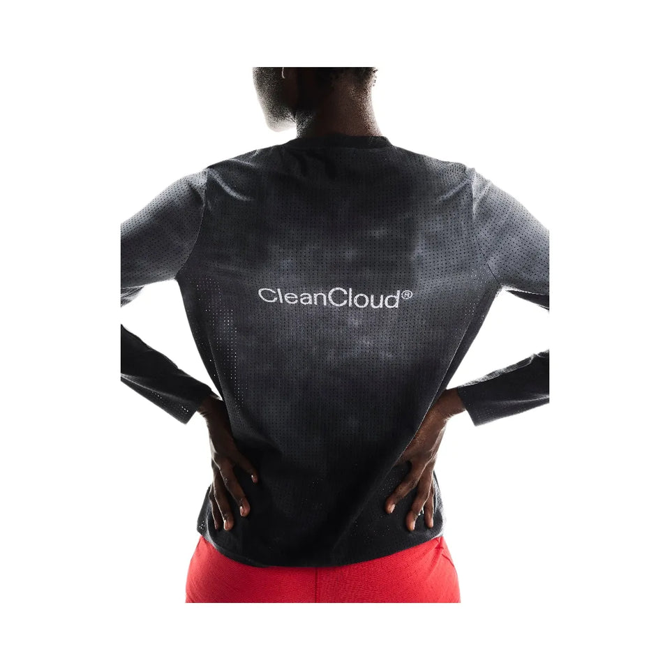 On Pace Mesh Long-T Black