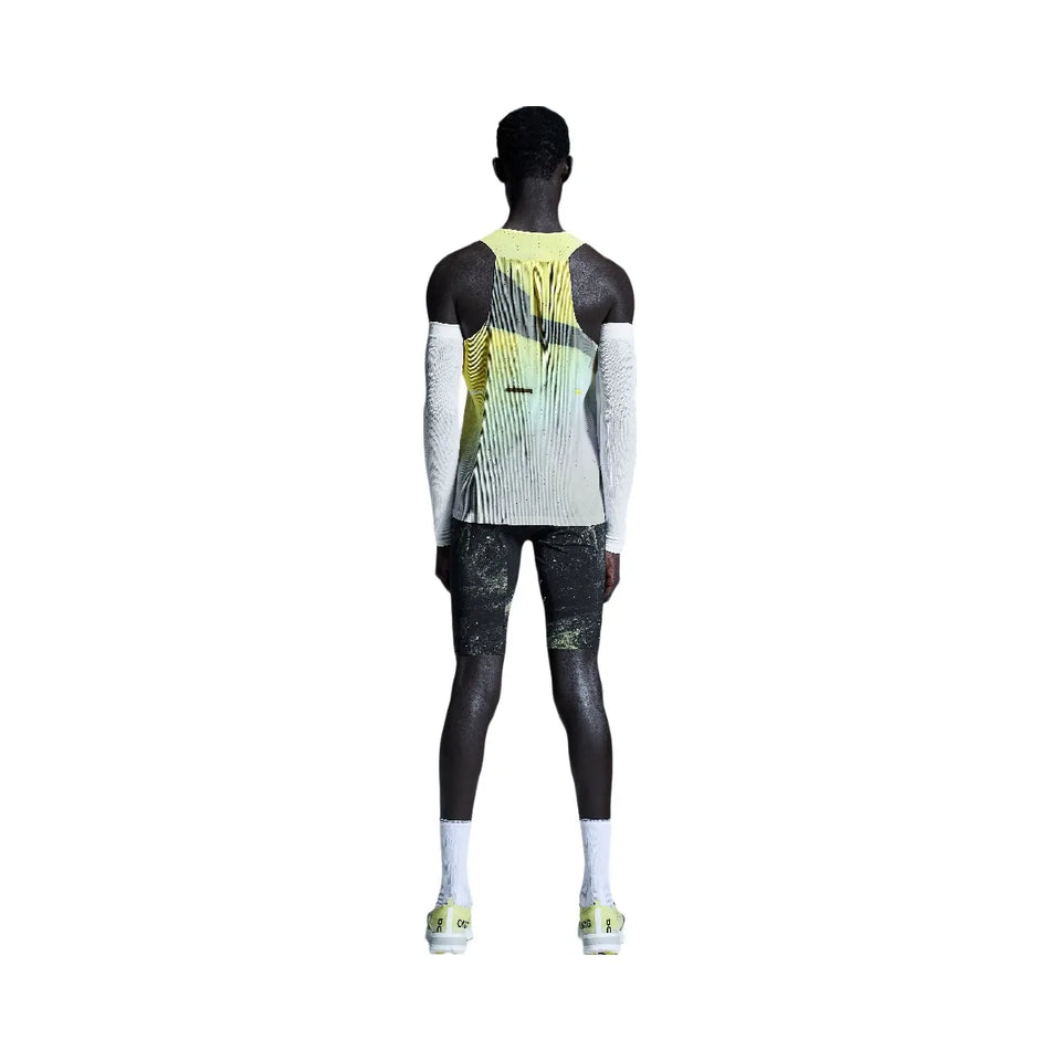 On Race Tights Half Black Limelight