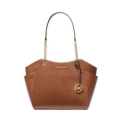 Michael Kors Jet Set Large Saffiano Leather Shoulder Bag Luggage