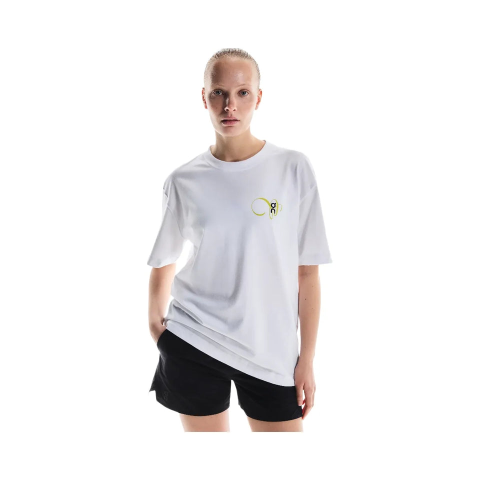On Club-T Graphic White Lime